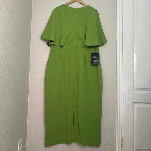 Tuckernuck Pomander Place Pistachio Green Leah Dress, Quiet Luxury, NWT size 14 - Picture 3 of 9